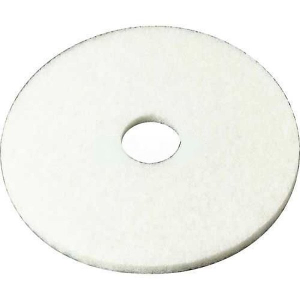 3M Super Polish Pad 4100, 21, White, 5PK 7000045913